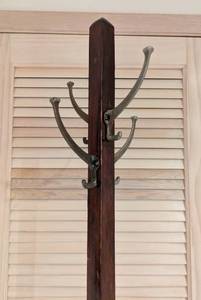 Vintage Wood Coat Rack