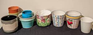 Colorful Assortment of Pots