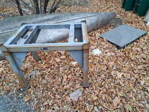 lot 46 image: Tru-Stone Corp Granite Top  Metal Inspection Table