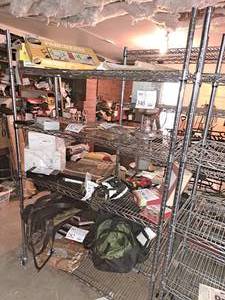 lot 58 image: Chrome Wire Shelving Unit on Casters 5-tier