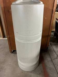 lot 15 image: MSRP $300 Commercial Zone Beige 30-GALLON LitterMate Smokers Outpost Waste Container - GOOD CONDITION