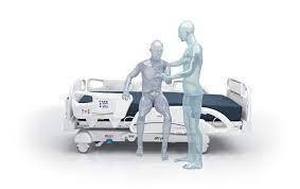 lot 5 image: WOWOW $32,000 STRYKER InTouch ICU Critical Care Hospital Bed WChair Position, Scale, Bed Exit Alarm, Zoom Drive Plus WOW Hand Control Great Working Condition WHigh Quality Mattress - See Brochure For All This Bed Can Do