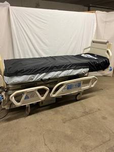 lot 18 image: WOW MSRP $28,000 Hill-Rom P1900 Critical Care Hospital Bed WCHAIR Position (Patients Can Walk Right Out Of Bed), Scale, Bed Exit Alarm, Free Used Pressure Relief Mattress, Powered Flexafoot (Adds 12To Length) -Works Great 1st Pic Is A Stock Pic