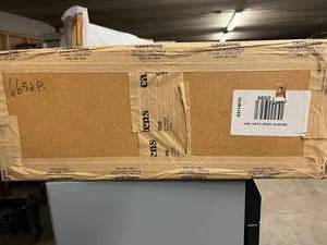 lot 24 image: MSRP $300 NEW IN OPEN BOX Carstens Wall Mount Locking Security Cabinet - Flip Down Door Can Be Used As Stable Work Surface - Great For Patient Room