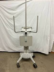 lot 29 image: MSRP $800 EKOS Cart with IV Pole & Shelf - Excellent Condition