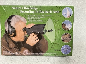 Nature Recording and Observing Play Back Dish