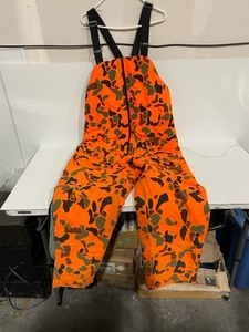 Orange Camo Hunting Bibs