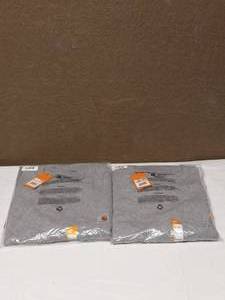 lot 5 image: (2) NEW CARHARTT LARGE SHORT SLEEVES T-SHIRT GRAY