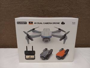 lot 37 image: NEW K3E99PRO 4K DUAL CAMERA DRONE