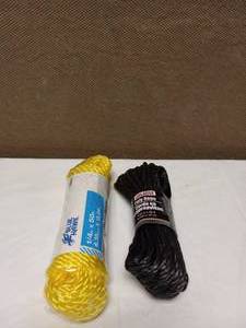 lot 40 image: (2) NEW POLYPROPYLENE ROPES