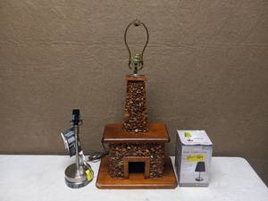 lot 57 image: (3) LAMPS