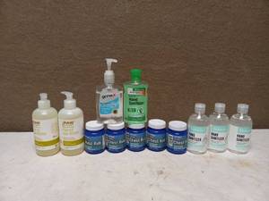 lot 82 image: CHEST RUB & HAND SANITIZER