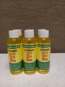 lot 92 image: (6) SPA NATURALS VITAMIN E BEAUTY OIL