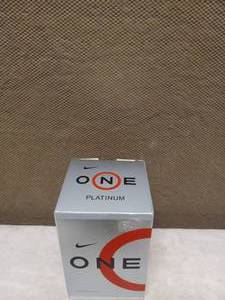 lot 101 image: NIKE ONE PLATINUM GOLF BALLS
