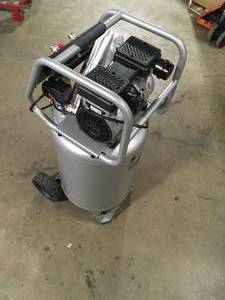 Husky 20 Gal. Vertical Electric-Powered Silent Air Compressor Customer return Review all pictures