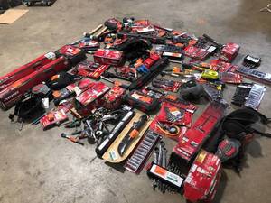 Mix Lot of Husky Small Tools, Garage items Customer returns Review all pictures