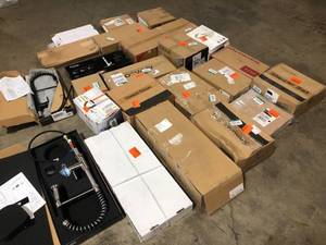 Mix lot of Bathroom and Kitchen Faucets Various sizes and Conditions - Review all pictures