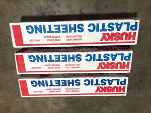 Poly-America CFHK01220-200C 20 x 200 1.2mil Clear Poly Film Lot of 3 Review all pictures