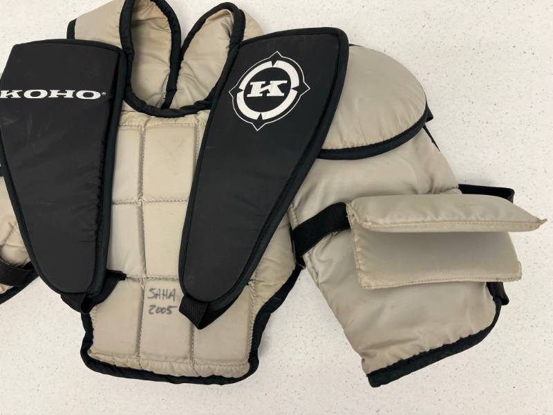 Used Goalie Koho Protective Chest Plate Yth