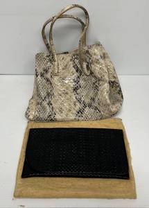 Two Vintage Handbags One Meyers Genuine Leathe