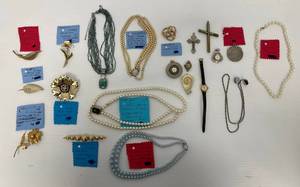 Group Of Antique Costume Jewelry
