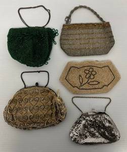 Group Of Antique Beaded Purses