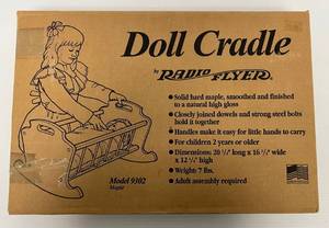 Very RARE Radio Flyer Doll Cradle