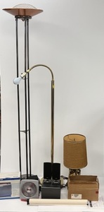 Misc Group Including Floor Lamps And Heaters And More