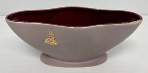 Red Wing B2016 75th Year Foil Label Planter (Rare) Maroon And Burgundy (No Cracks Or Chips ) 10 14 L x 4 H x 4 D