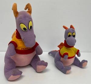 Vintage 1982 Disney Figment Plush Toys 1 13 1 9
