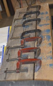lot 34 image: LOT OF 3 C CLAMPS