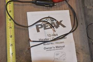lot 57 image: PEAK 12V HEATERDEFROSTER