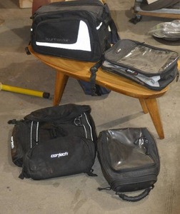 lot 271 image: MOTORCYCLE TANK BAGS