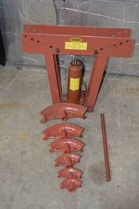 lot 293 image: WEL-BILT 12 TON HYDRAULIC JACK PIPE BENDER