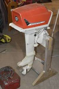 lot 300 image: 7 H.P. SCOTT MCCULLOUGH OUTBOARD MOTOR
