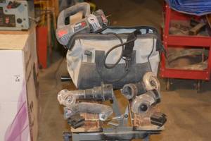 lot 307 image: ROTOZIP RZ20 WITH ATTACHMENTS AND SOFTCASE