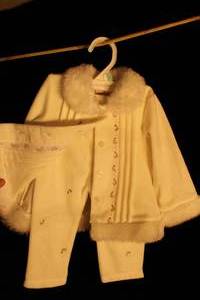 lot 26 image: Holiday Set for Baby Girl 3-9 Months with Tags Cynthia Rowley, George