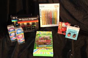 lot 113 image: Teen Stocking Stuffers Nail Polish, Cologne and More