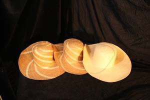 lot 124 image: Set of 3 Straw Hats