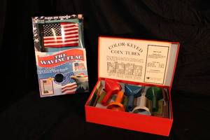 lot 197 image: Electronic Waving Flag and Coin Tubing System
