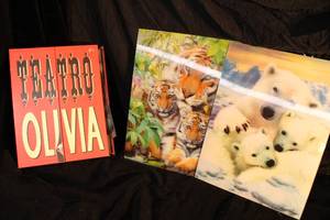 lot 202 image: Teatro Olivia Childrens Play Book, Two Lenticular Posters