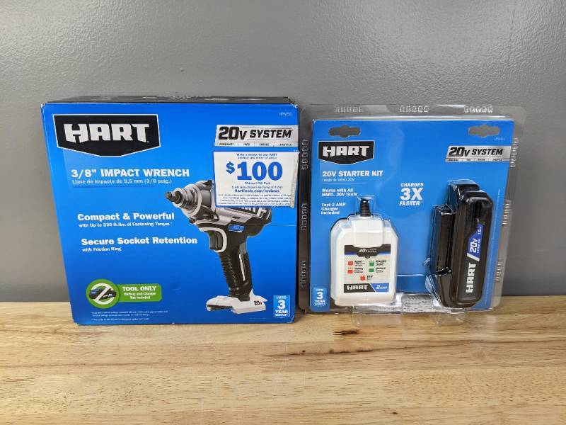 Hart 20v starter online kit