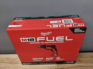 Brand New Milwaukee M18 FUEL 18V Lithium-Ion Brushless Cordless Drywall Screw Gun 