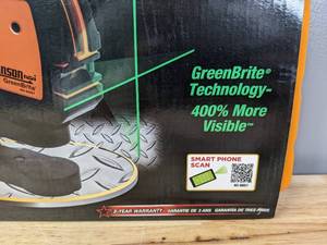 lot 19A image: Brand New Johnson Level Self-Leveling Cross-Line Laser 