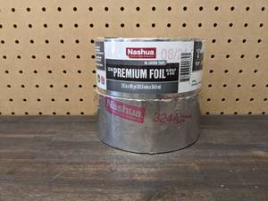 lot 127 image: 2 Rolls of Nashua 2.5 in. x 60 yd. 324A Premium Foil HVAC UL Listed Duct Tape