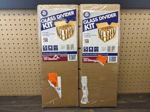lot 83 image: 2 Packs of Glass Divider Moving Kits