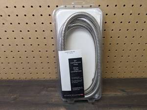 lot 59 image: New Delta 69 in. Stainless Steel Hand Shower Hose in Chrome