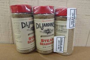 lot 136 image: 3 DL Jardines Steak Seasoning