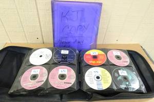 lot 229 image: Assorted Karaoke CDs -257 CDs in Case