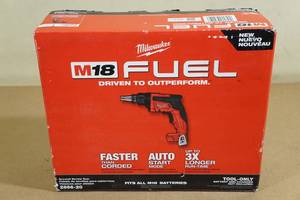 lot 6 image: Milwaukee M18 Fuel Drywall Screw Gun -Tool Only